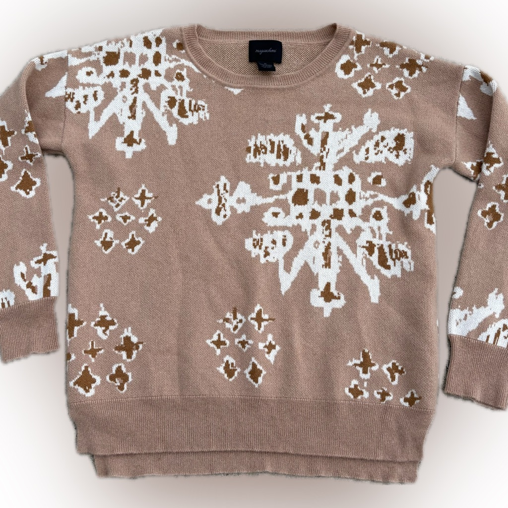 100% Cashmere Magaschoni Sweater $428 M Medium